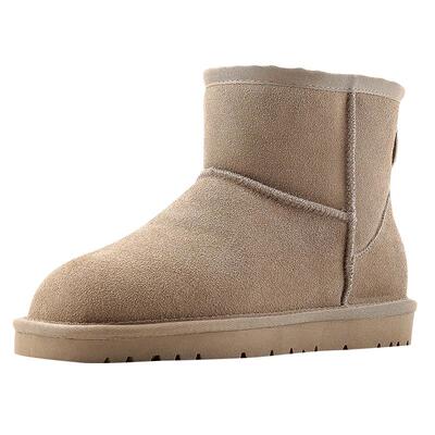 防滑短筒秋冬季面包鞋保暖