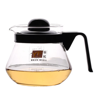 雅风耐热玻璃泡茶壶咖啡壶耐高温夏季家用凉冷水壶直火煮茶壶