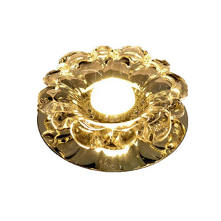 led射灯3w5w筒灯牛眼嵌入式客厅孔灯吊顶水晶猫眼天花过道灯家用