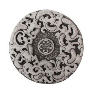 祥云纹吉祥如意单于和亲仿古瓦当中式装修摆件墙饰茶杯垫