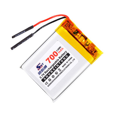 顺心通3.7v聚合物锂电池603040