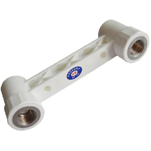 4分 ppr双联内丝弯头 三通 直接 淋浴龙头专用双联弯头 ppr弯头