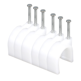 净水器配件3分PE管管卡不锈钢钢钉管线卡净水机专用水管3分管卡