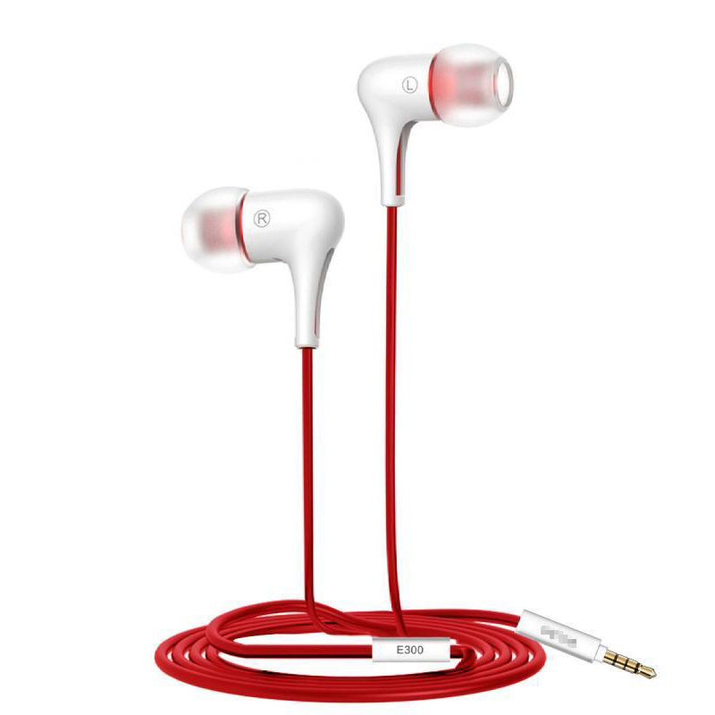 mrice/米粒 E300入耳式重低音耳机人声三频均衡金属流行原装库存