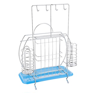 加厚不锈钢刀架 砧板筷子菜刀厨房用品收纳架刀座刀具厨具置物架