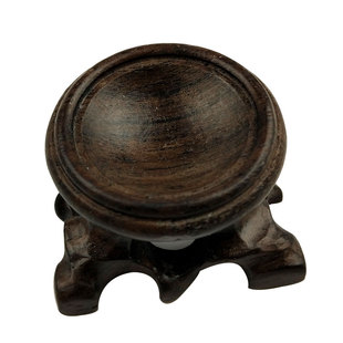 文玩核桃托底座水晶球底座托红木球形摆件蛋雕托葫芦底座托架实木