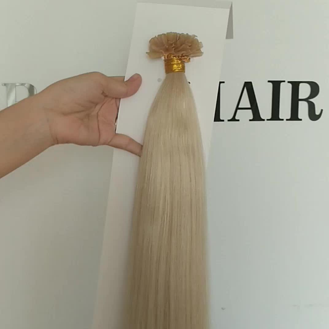 Blond 613 Keratin Human Hair 0.5g,0.8,1g U/itip Hair Extension Buy