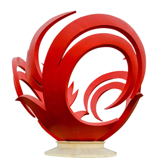 定制户外大型抽象金属雕像城市广场文化艺术品雕塑不锈钢雕塑摆件