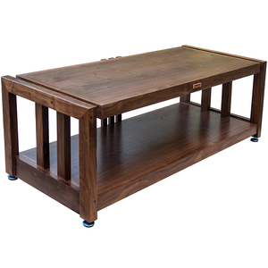 成誉机架框架系列单2-4层双二三层音响机架功放架子进口黑胡桃木