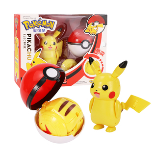 精灵宝可梦甲贺忍蛙手办玩具神奇宝贝皮卡丘变形精灵球公仔男孩子