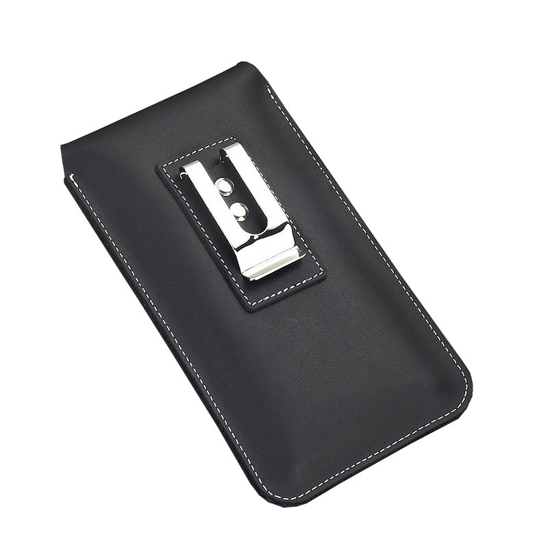 竖款穿皮带手机套腰挂包牛皮