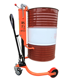 诺力叉车油桶搬运车手动液压车地牛DP25升降车铁桶塑料桶350公斤