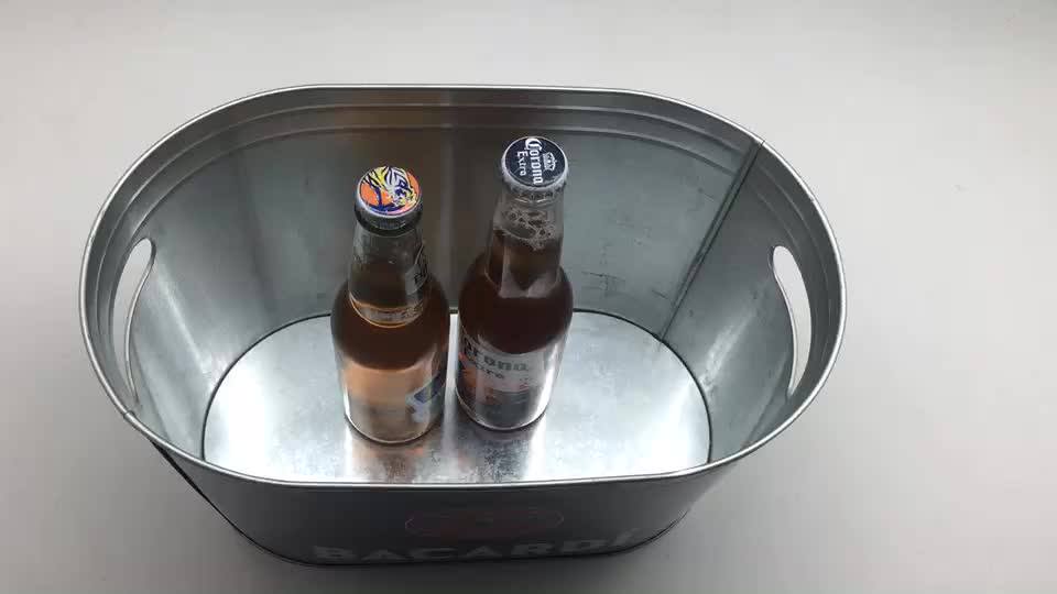 Nach Maß 5l Edelstahl Metall Wein Kühler Metall Eis Eimer ...