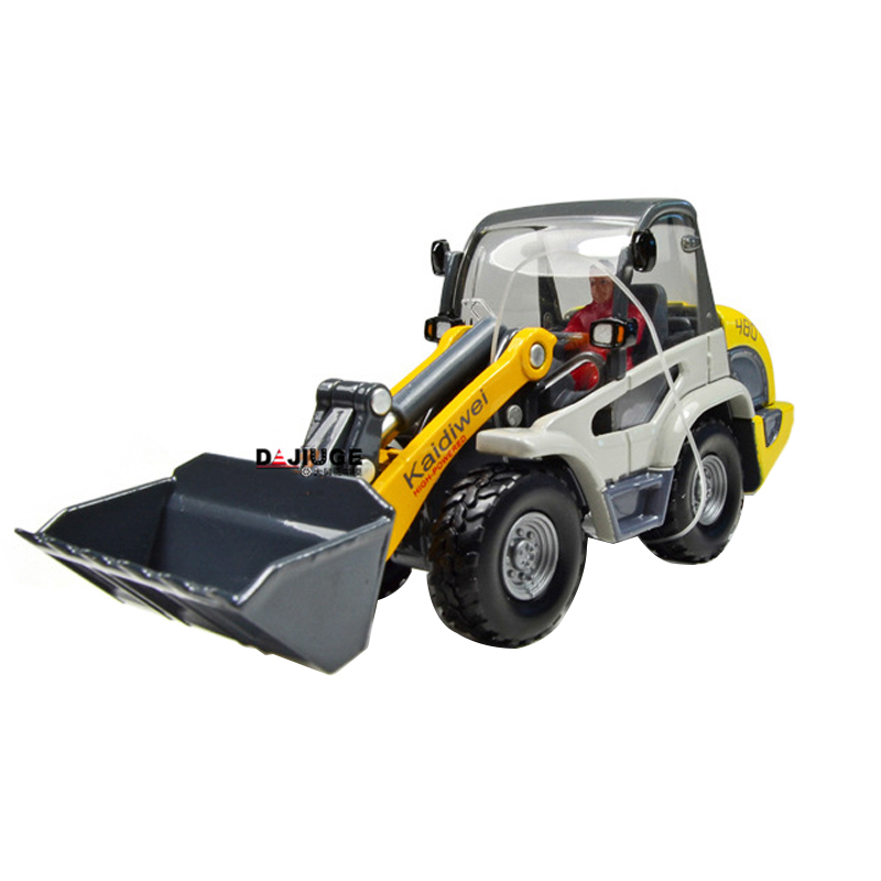 凯迪威小型铲车推土车挖掘机仿真工程车模合金儿童玩具汽车模型
