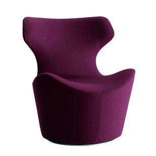 旋转沙发高背单人沙发椅简约现代休闲椅子北欧轻奢设计师阳台单椅