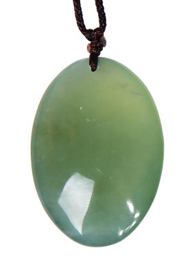 吊坠项链天然岫玉