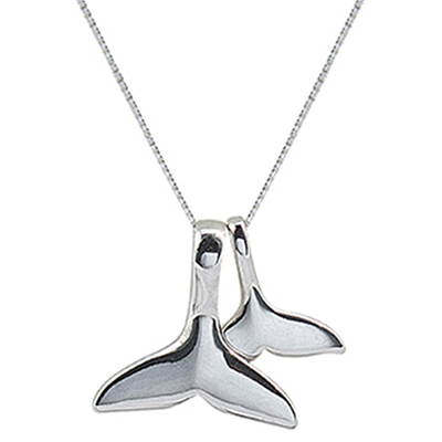 纯银前任3鱼尾吊坠礼品锁骨链