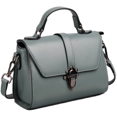 牛皮气质时尚风手提包斜挎小包