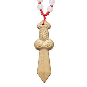 木雕刀剑斧棍棒吊坠 桃木雕刻 宝宝幼儿大人佩戴吉祥物