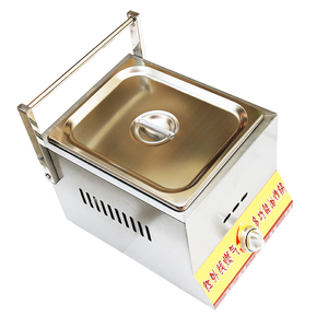 新商用燃气单炉头油炸锅油炸炉炸油条机薯塔机炸鸡炉家用煤气炸锅