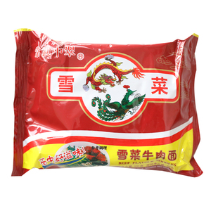101g*6袋常武中翠雪菜面雪菜牛肉面方便面泡面80后怀旧非中萃