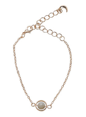 轻奢月光石金色小众设计韩版手链