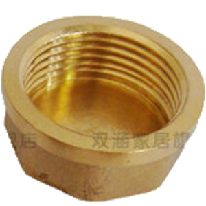 加厚内牙铜堵头内丝水管堵头管帽堵头闷盖管堵1分2分3分4分6分1寸