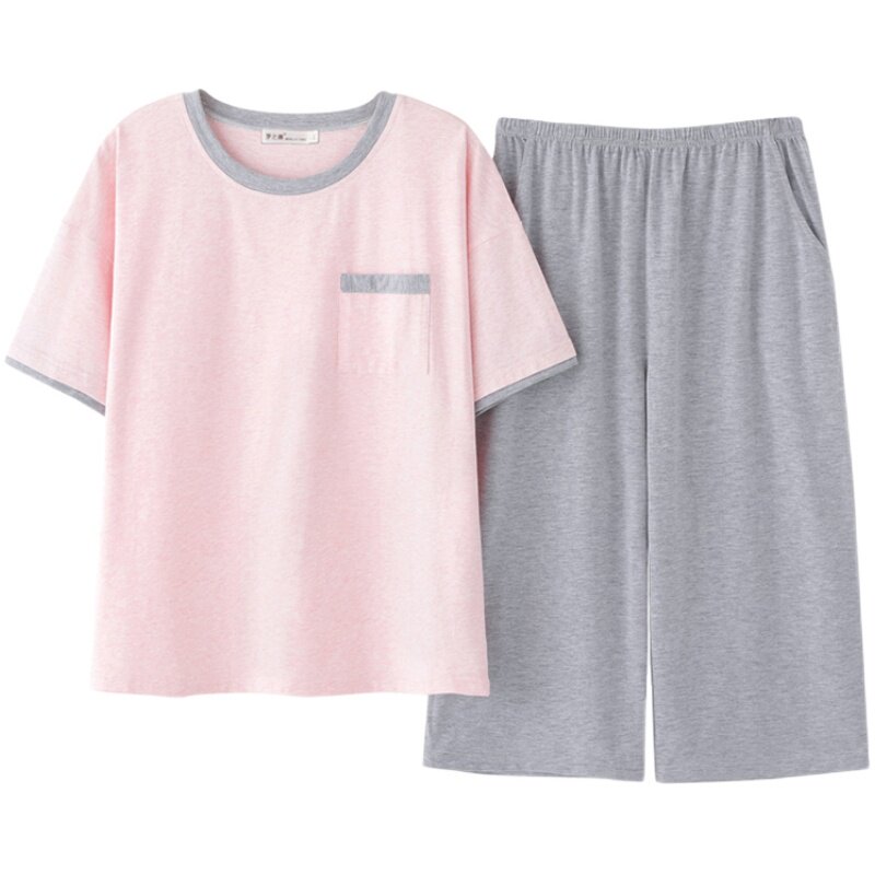 品牌夏季女士纯棉家居服