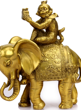 铜封侯拜相摆件臻礼中式