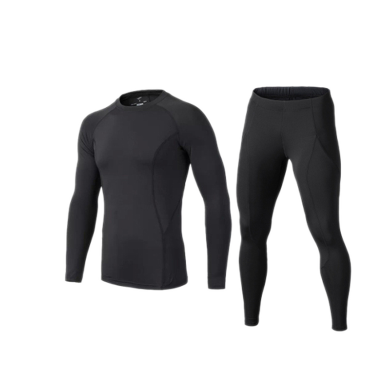 儿童紧身衣训练服男童速干衣跑步健身服秋冬打底篮球足球运动套装