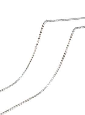 超长钛钢镀白金75cm包邮毛衣链