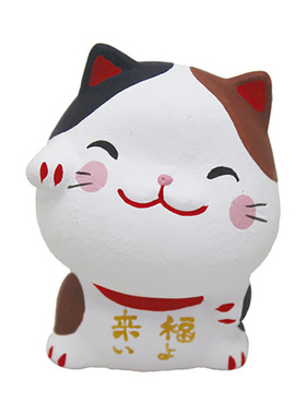 现货日本京都进口陶土来福招福