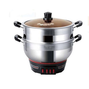 荣事达304不锈钢多功能电锅电炒锅电蒸锅28/30/32/34 新款加厚加
