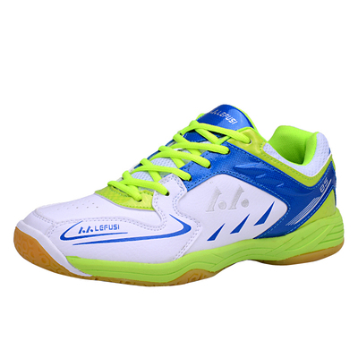 新款防滑减振透气情侣羽毛球鞋