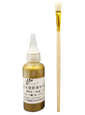 欧式家居描金漆油性做旧漆美式家具描金漆银香槟金玫瑰木器修补漆