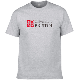 英国布里斯托大学圆领T恤University of Bristol布大纪念留学礼物