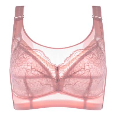 抹胸式文胸罩大胸显小显胸小超薄