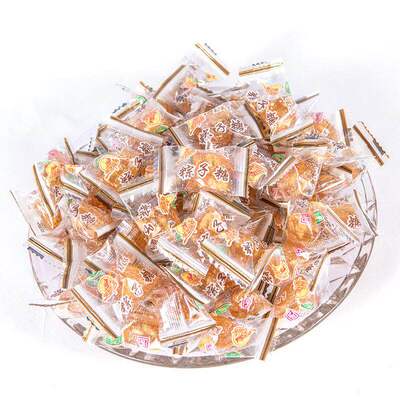 新货采芝斋松仁粽子糖散装500g网红松子糖果苏州特产地道苏州味