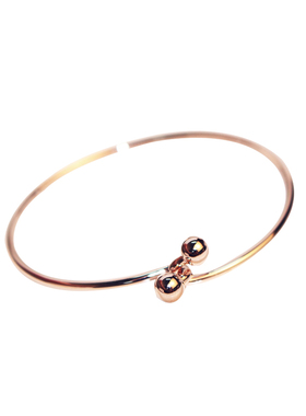 手镯韩国进口18k玫瑰金蝴蝶大牌