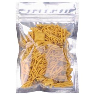 阴阳袋自封袋铝箔袋茶叶干果食品试用装平底密封袋包装袋定制印刷