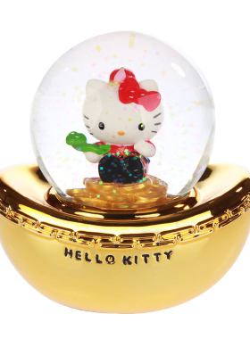 jarll水晶球kitty摆件金如意闺蜜