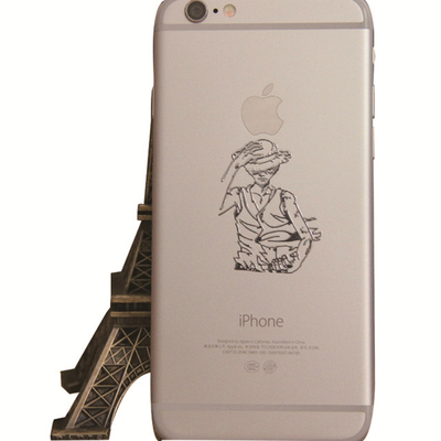 高端金属手机贴铜加镍