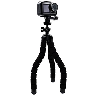 MAXCAM适用dji大疆灵眸运动相机OSMO ACTION4/32手机八爪鱼迷你三脚架便携支架户外狗gopro12hero11098配件