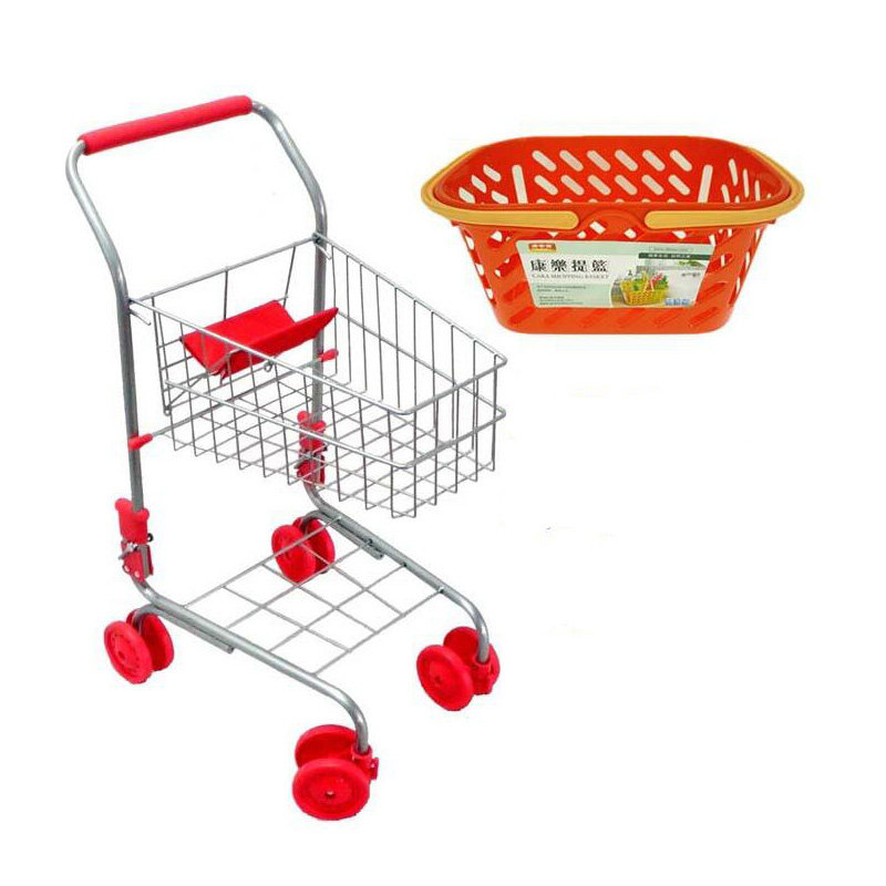 儿童超市购物车宝宝迷你过家家大号小孩玩具手推车男女孩小推车