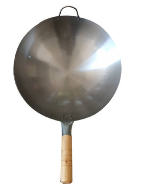 老式铁锅家用圆底炒菜大排档
