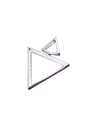 diy时尚风男女款蜜蜡吊坠空托