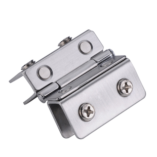 不锈钢玻璃夹支架玻璃卡子夹子层板夹固定夹半圆形玻璃托双面包邮