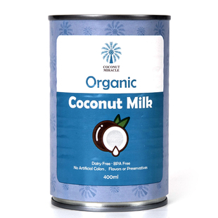 斯里兰卡原装进口天然有机椰奶椰浆400ml烘焙防弹咖啡生酮饮食