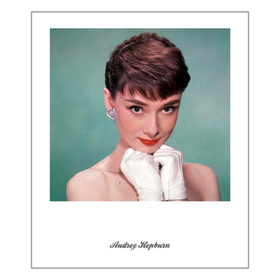 赫本彩色宝丽来式设计卡片30张