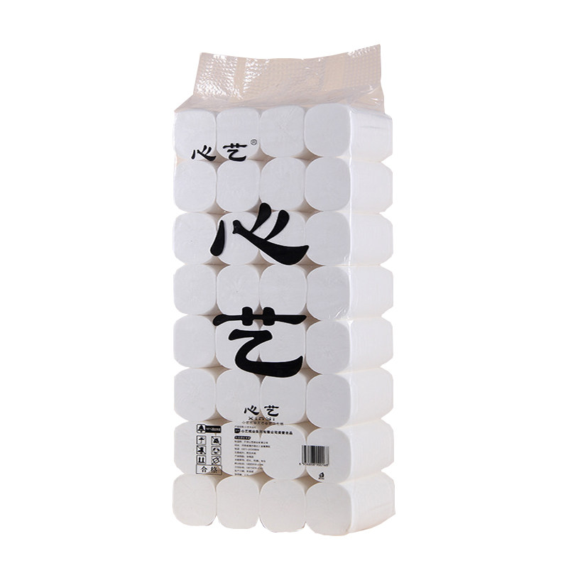 一晨心艺卫生纸厕纸妇婴儿家用手纸无芯卷筒纸10斤装4层加厚包邮